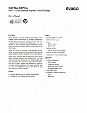 DataSheet HLMP-EG2A-XY0DD pdf